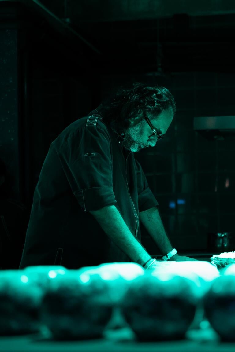 Chef Gaggan Anand at Gaggan.