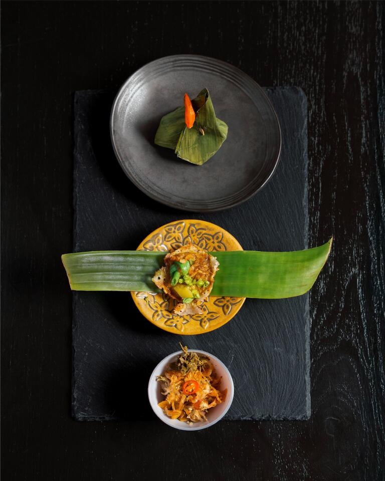 Dishes at Bo.lan in Bangkok.