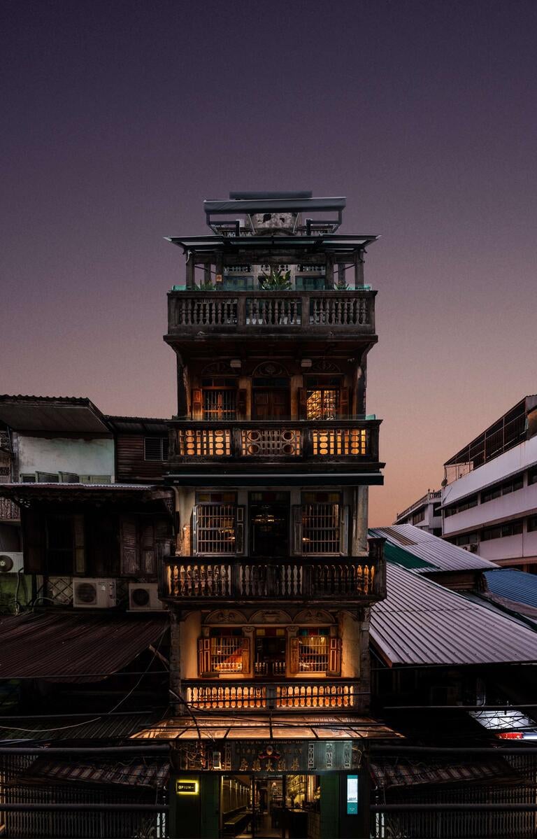 The exterior of Potong in Bangkok's Chinatown.