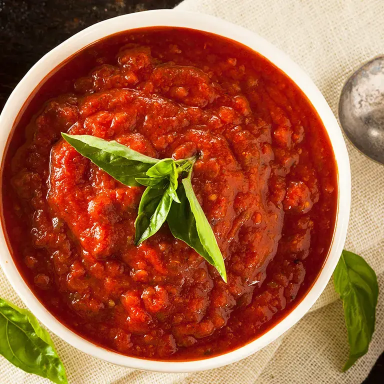 Passata in a bowl.