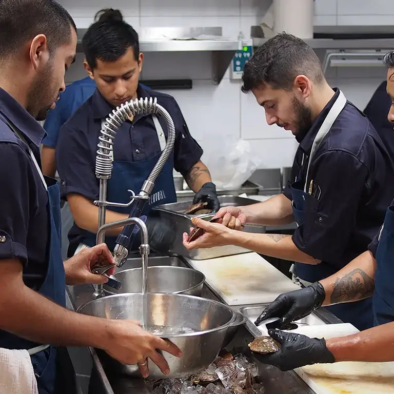 Nelson Freitas in the kitchen at Central.