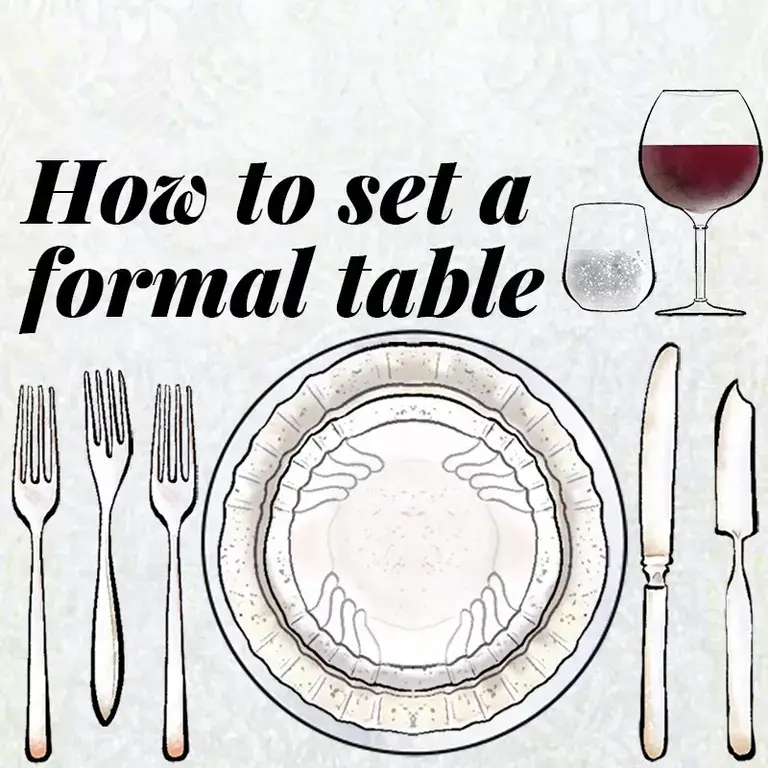 How to set a formal table scheme.