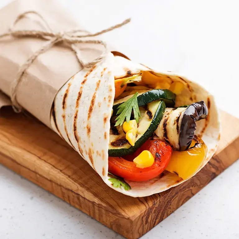 Grilled veggie wraps - fine Dining Lovers
