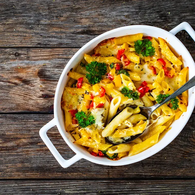 Veggie-packed pasta bake - Fine Dinind Lovers