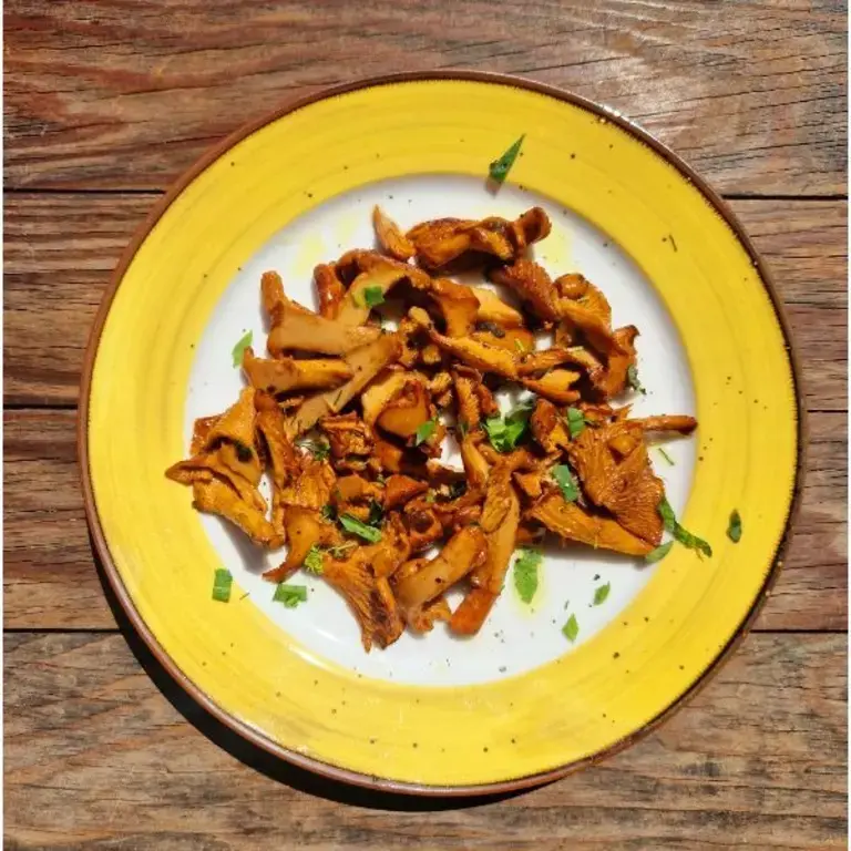 a dish at Hisa Polonka