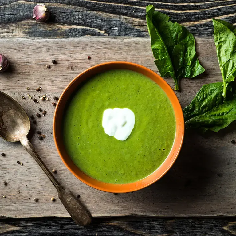 spinach soup - Fine Dining Lovers