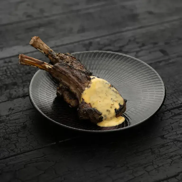 Pakistani lamb chops by Dave Pynt.