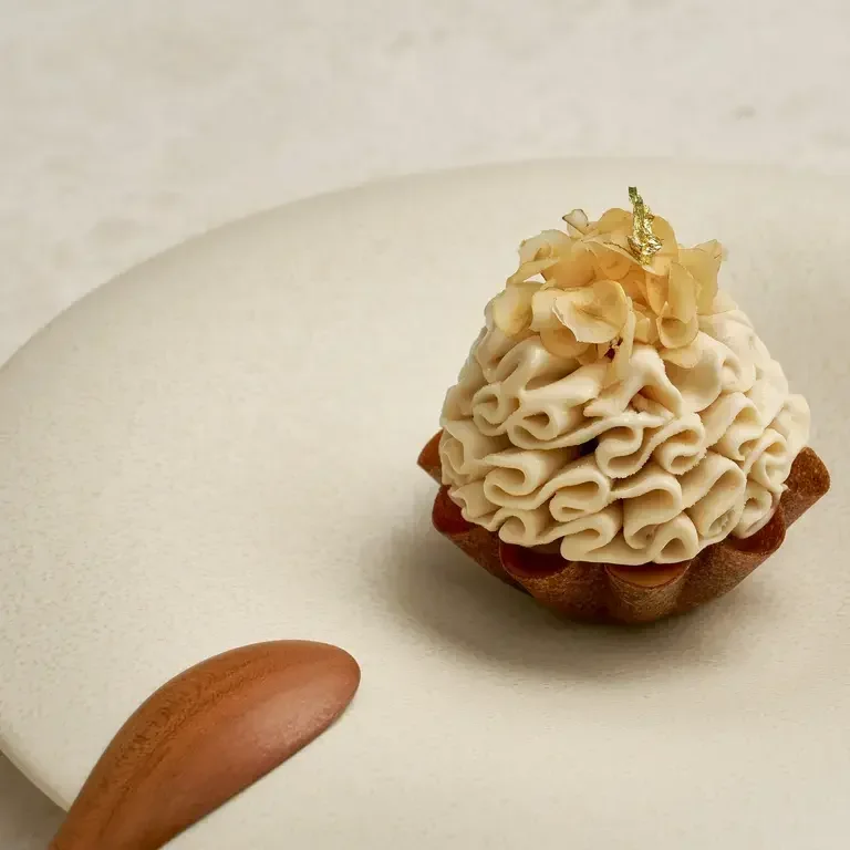Hazelnut Délice at Odette in Singapore.