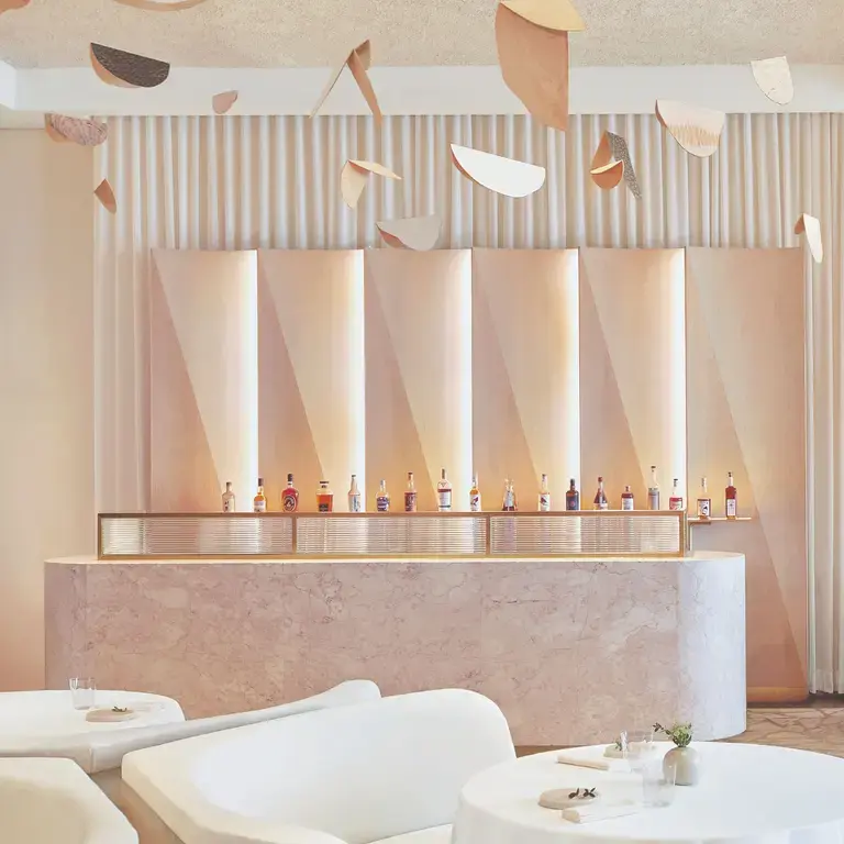 Interior of Odette in Singapore.