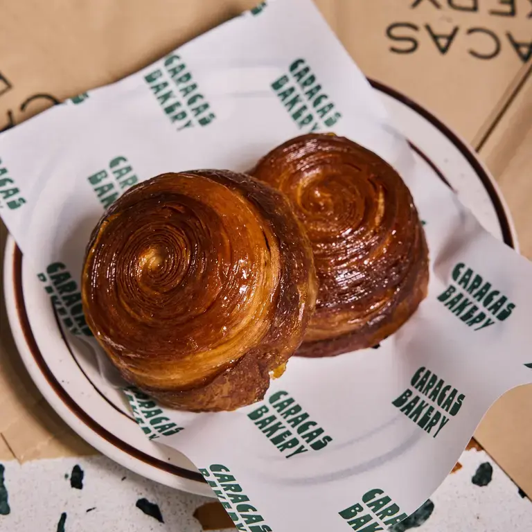 Cinnamon rolls at Caracas Bakery in Miami.