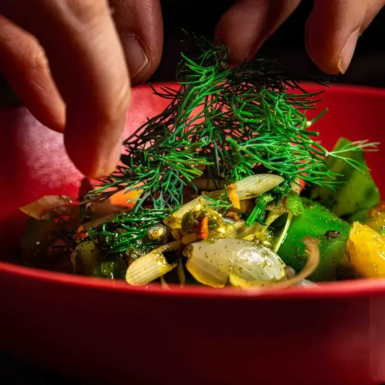 A dish at Khao San Sek in Bangkok.
