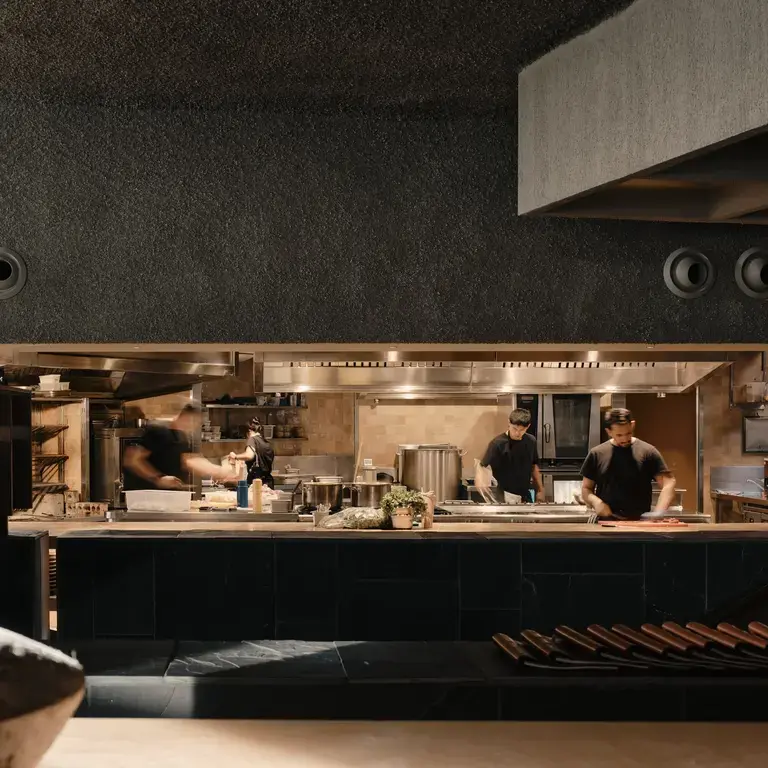 Open kitchen at Norte on the Gold Coast.