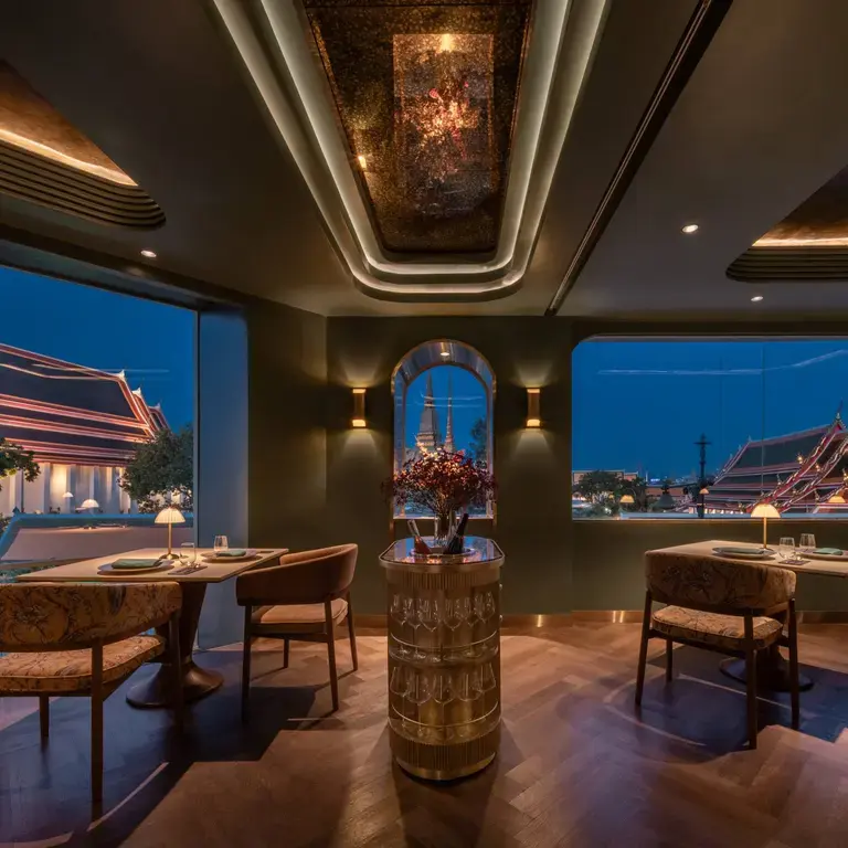 Interior of Nusara in Bangkok.