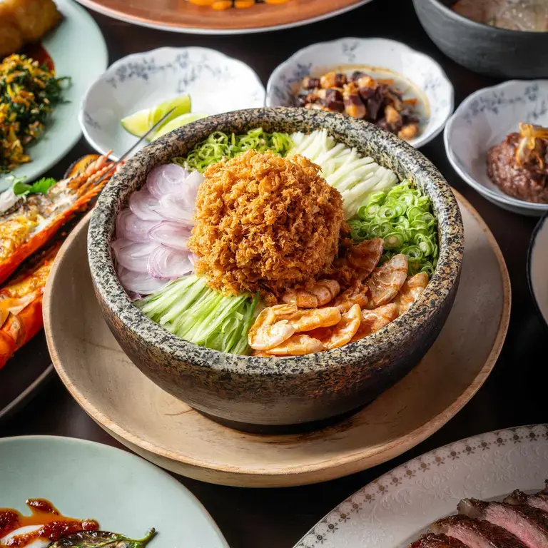 Dishes at Soma in Bangkok.