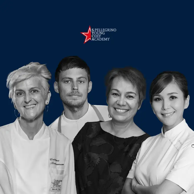 A composite image of smiling chefs.