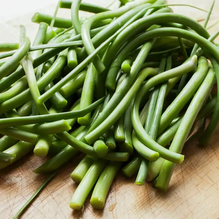 Garlic scapes