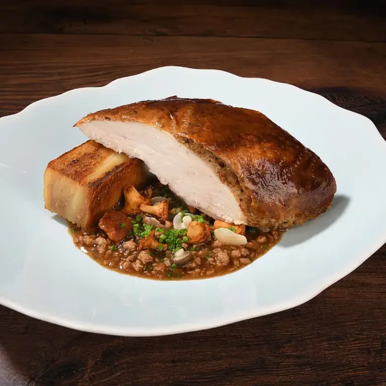 Michelin-starred roast chicken and sides from Northcote at Home.