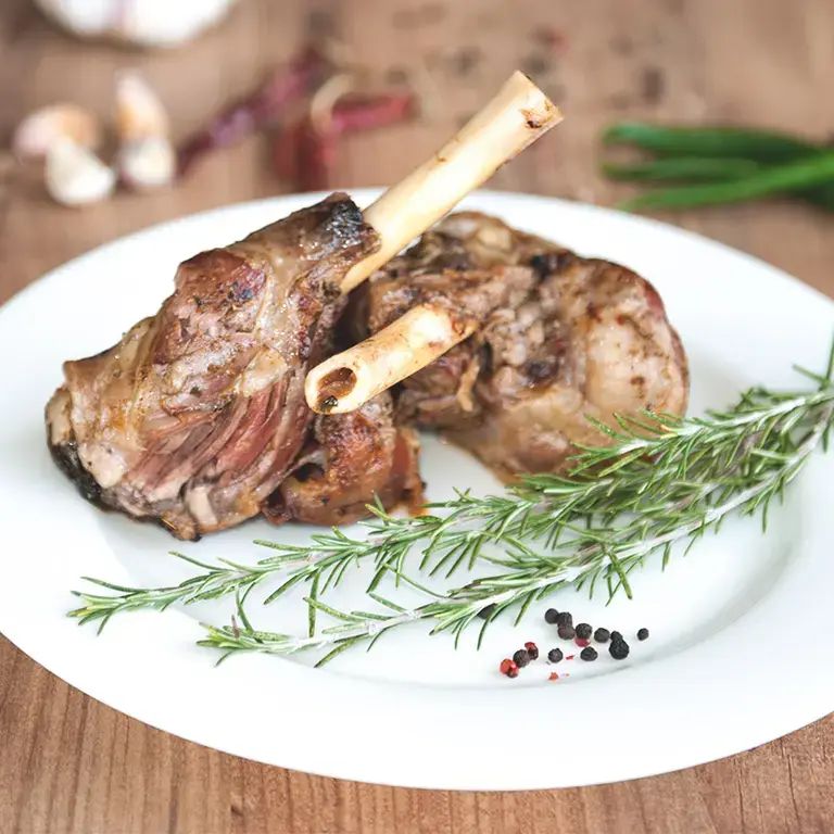 Lamb chops.