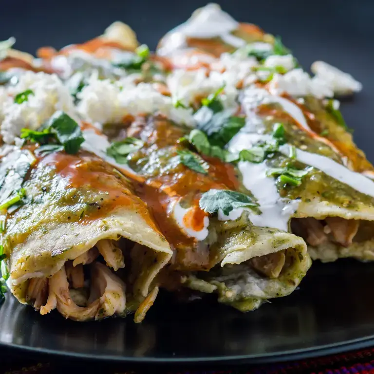 chicken-enchiladas