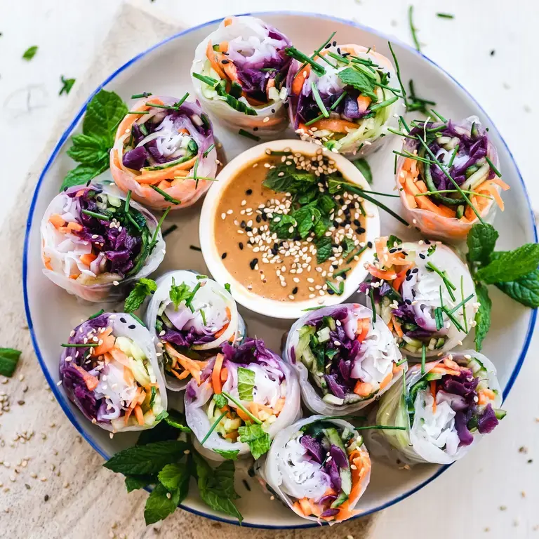 Vegan al fresco food.