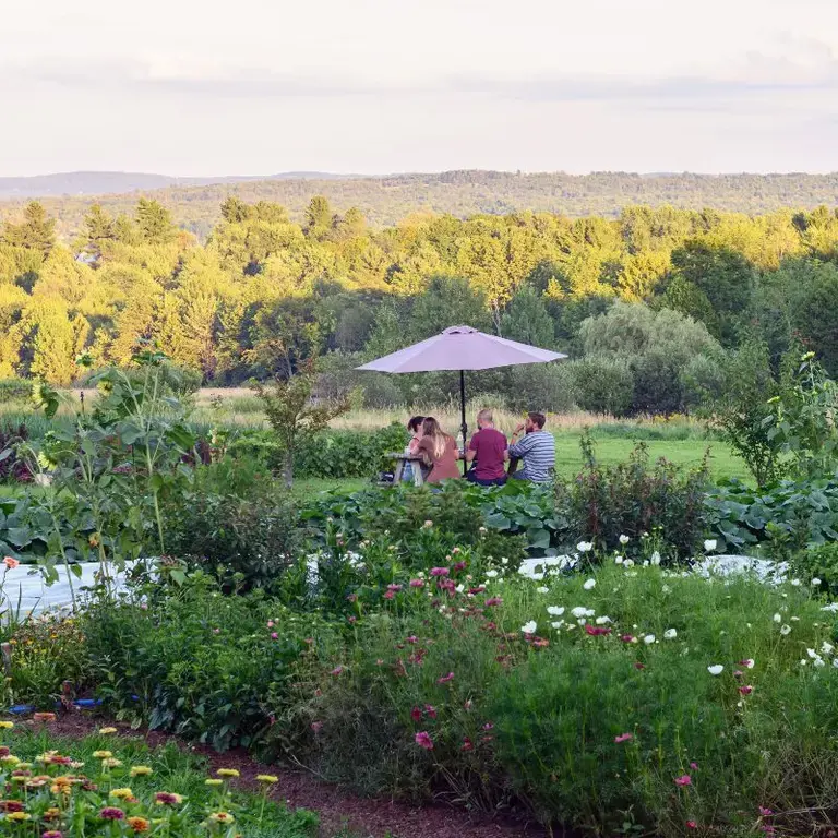 Parcelles tables champêtres in Québec.