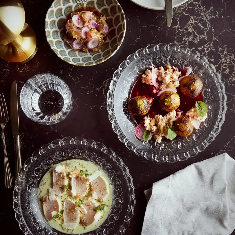 Zioux - Food - Moonfish ceviche, beetroot salad &amp; ceviche