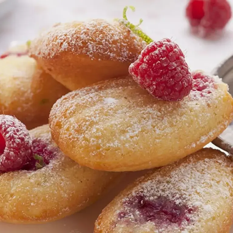Raspberry Madeleines