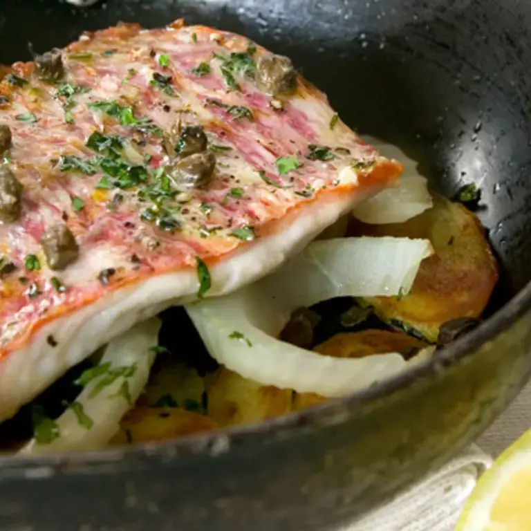 Roasted Red Mullet Fillet