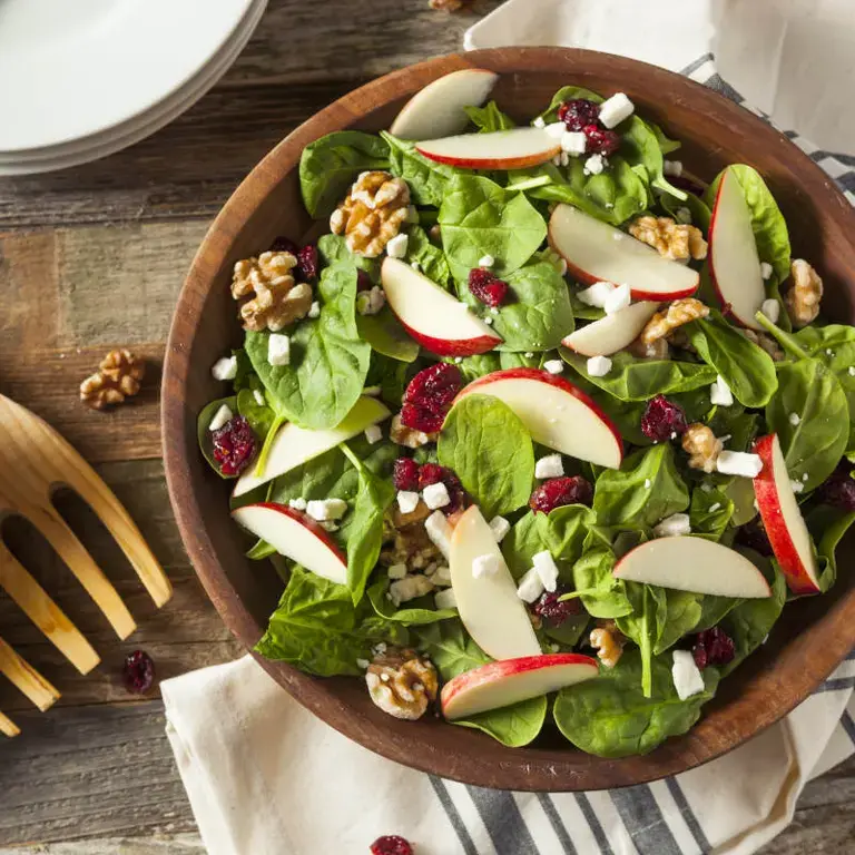 apple and walnuts salad -  Fine Dining Lovers