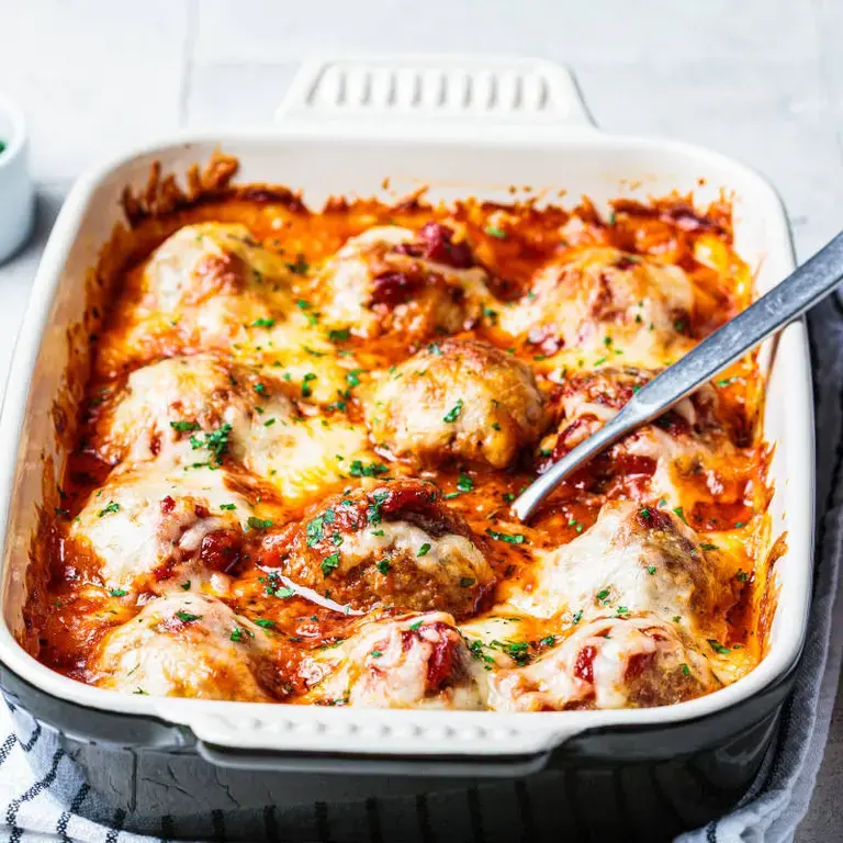 chicken parmesan meatball -  Fine Dining Lovers