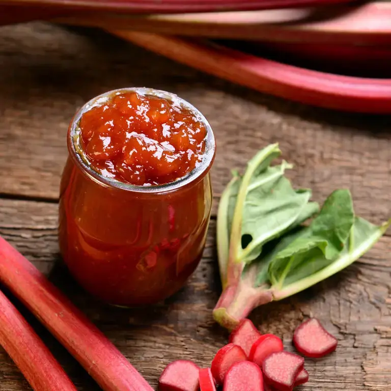 rhubarb jam - Fine Dining Lovers