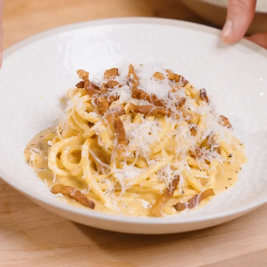 The secrets of Italian Food carbonara
