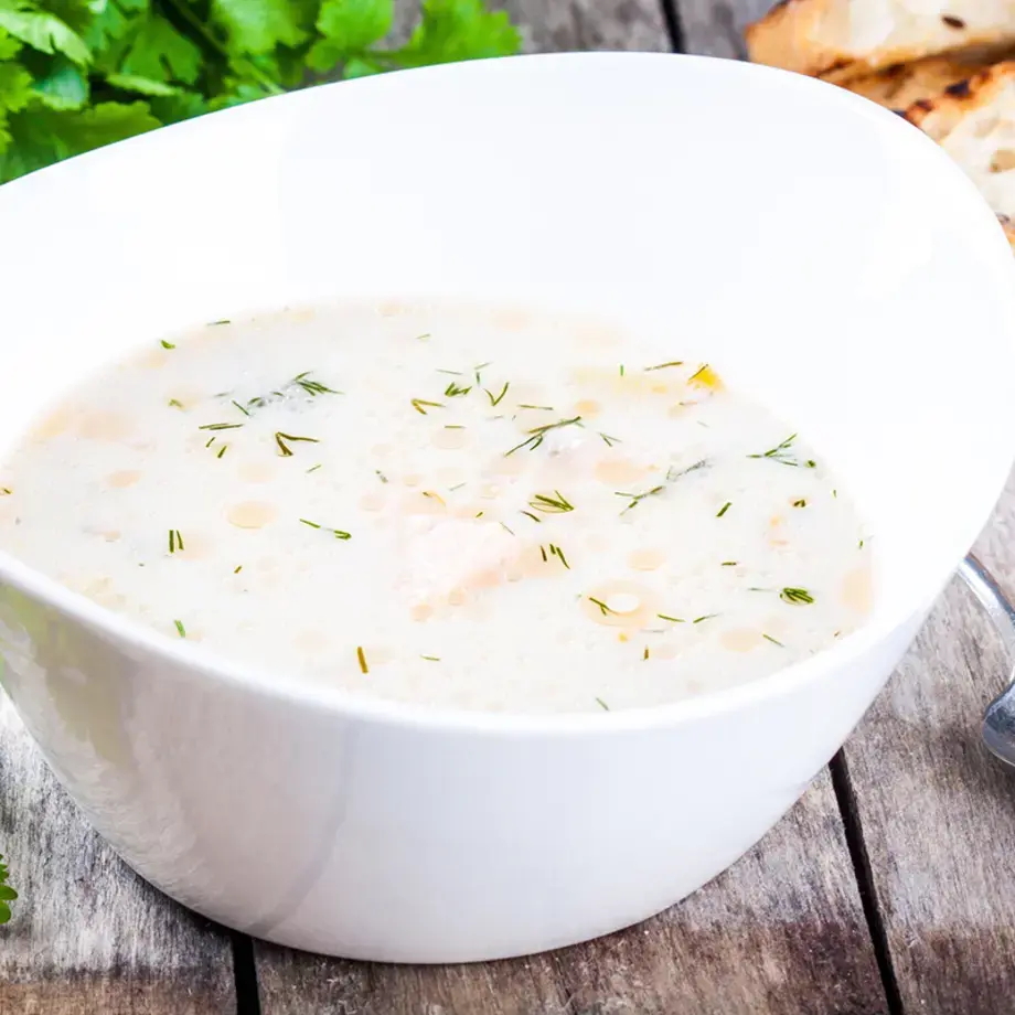 salmon chowder - Fine Dining Lovers