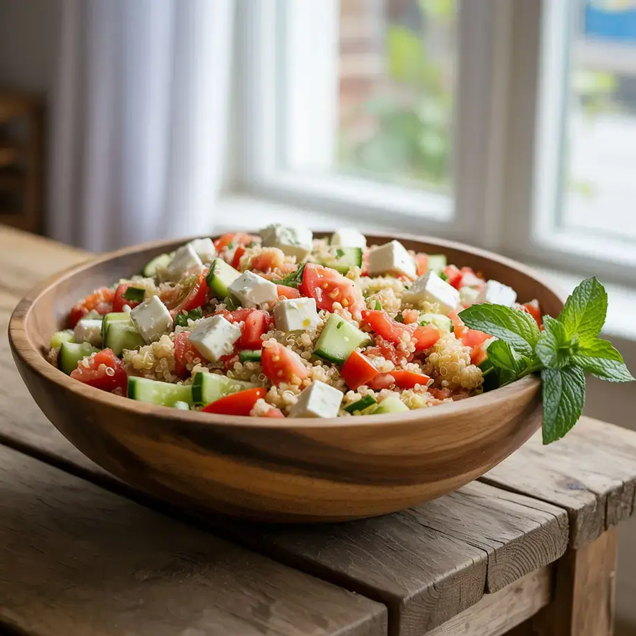 greek quinoa salad - Fine Dining Lovers