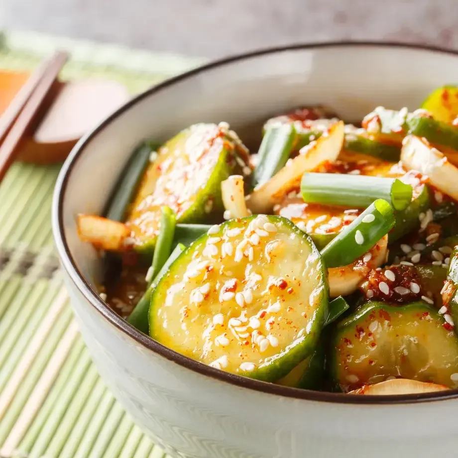 korean cucumber salad - Fine Dining Lovers