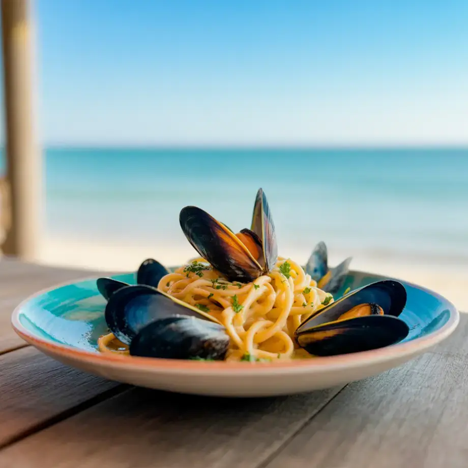 mussel pasta - Fine Dining Lovers