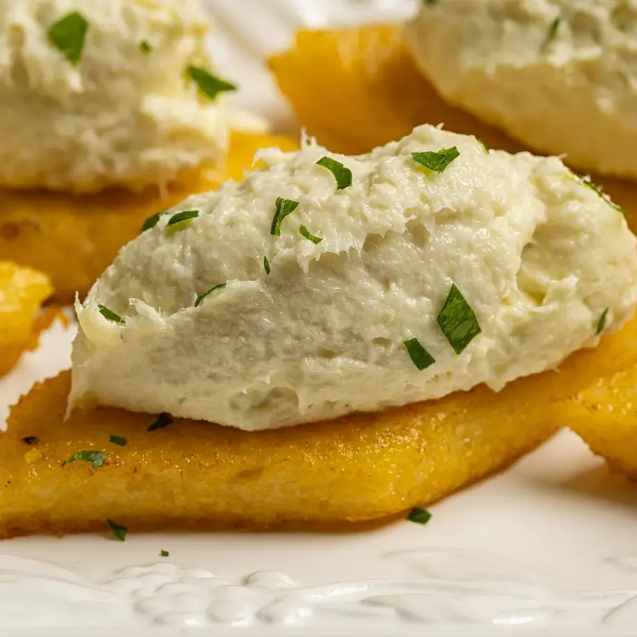 Baccalà mantecato cicchetti.