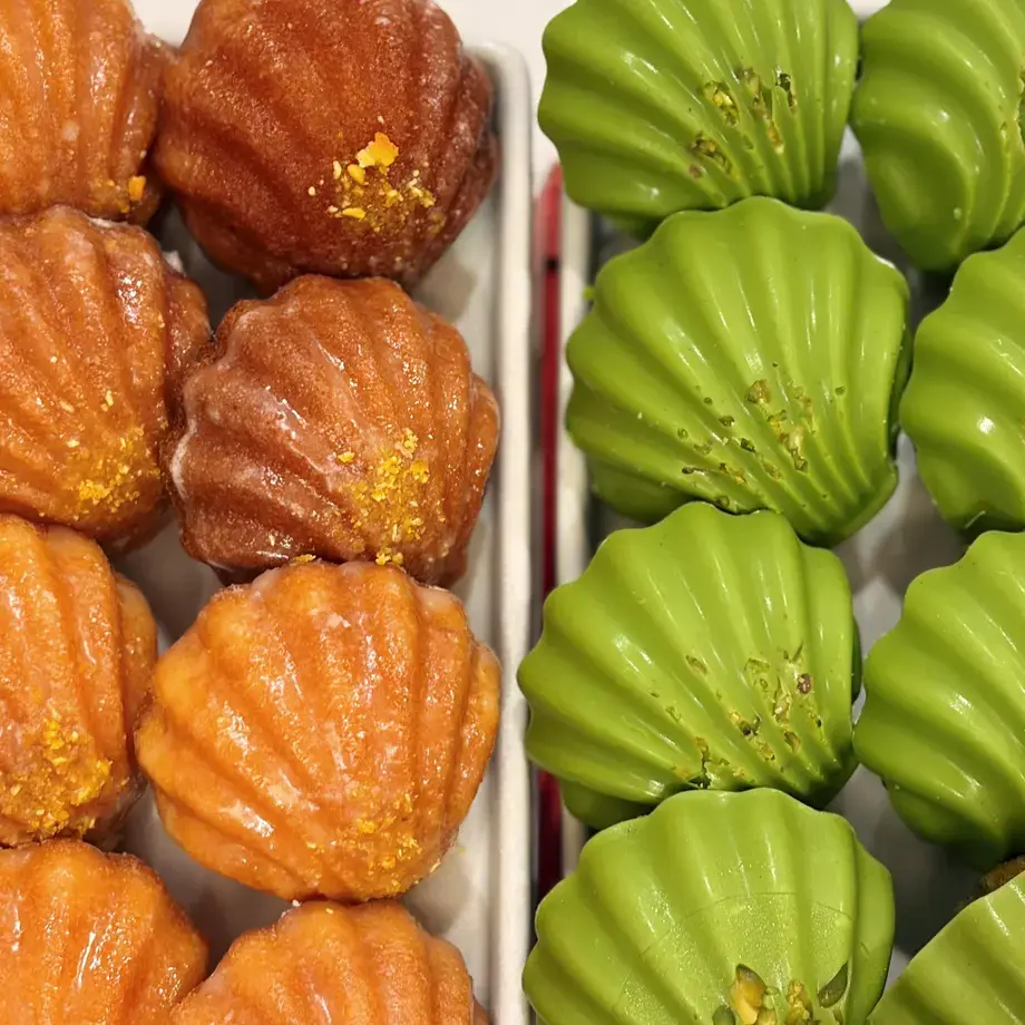 Madeleines at Tori's in Melbourne.