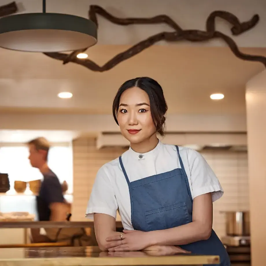 Chef Briana Kim at Alice restaurant in Ottawa.