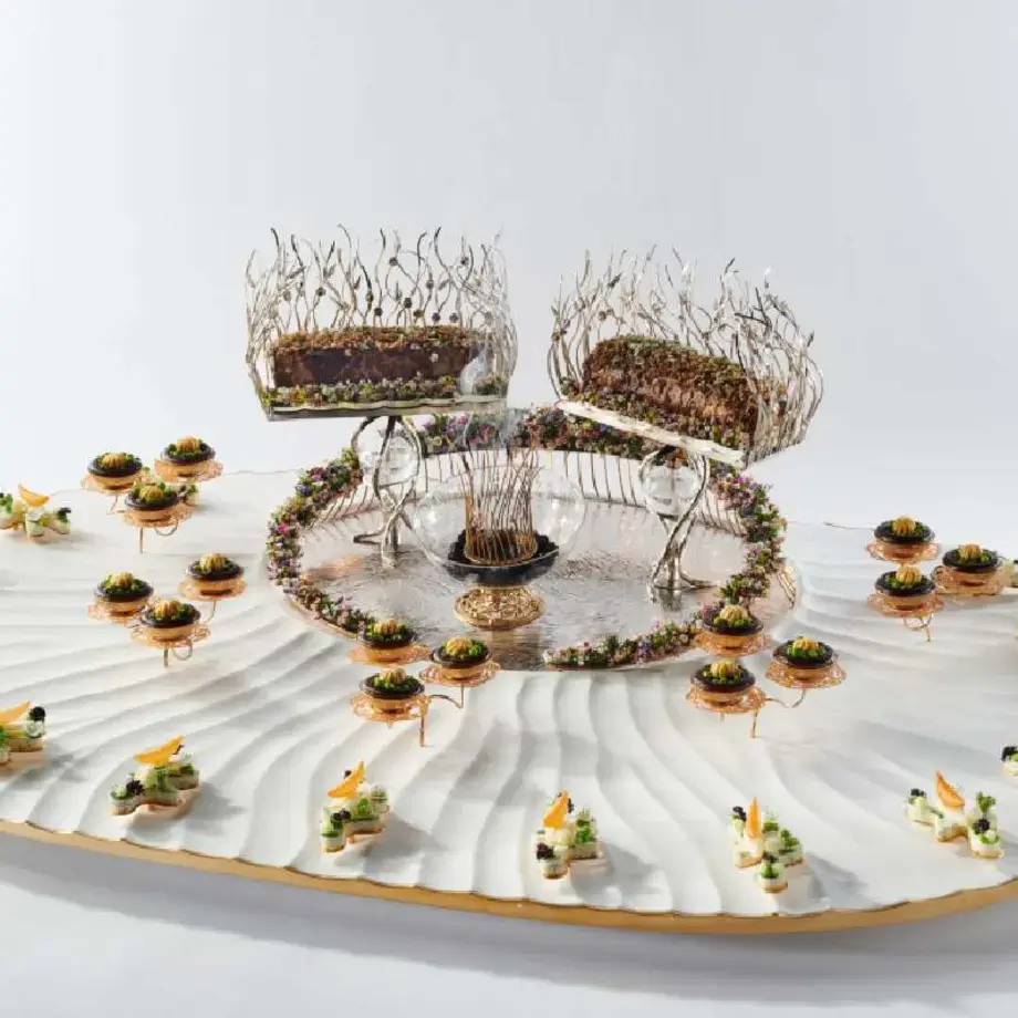Denmark's platter at the Bocuse dOr 2023.