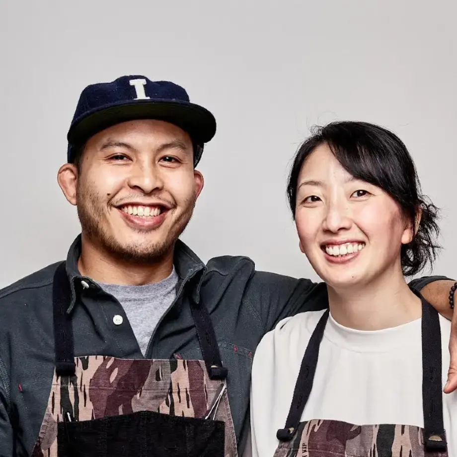 Chefs Tim Flores and Genie Kwon of Kasama.