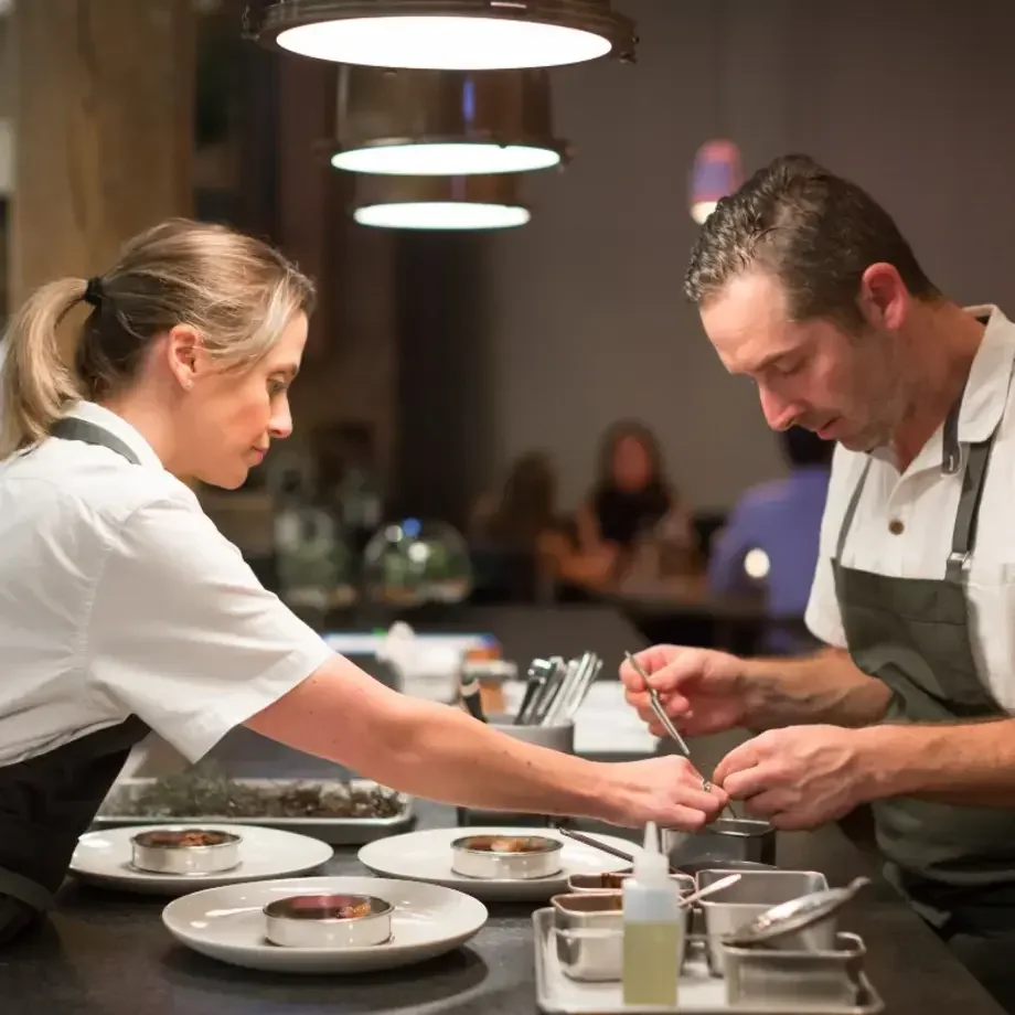 Chefs Karen Urie Shields and John Shields of Smyth.