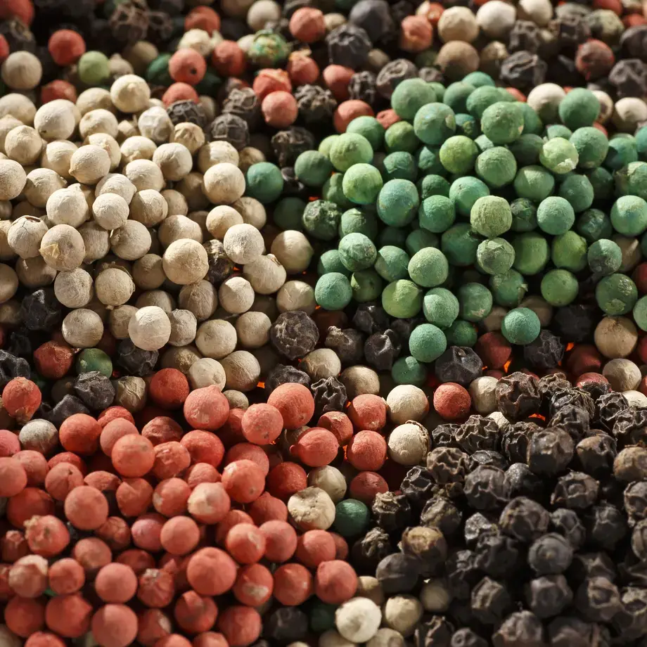 Types of Peppercorns
