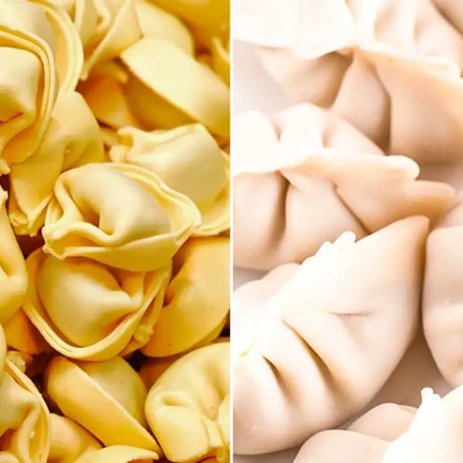 Tortellini vs. Chinese Dumplings
