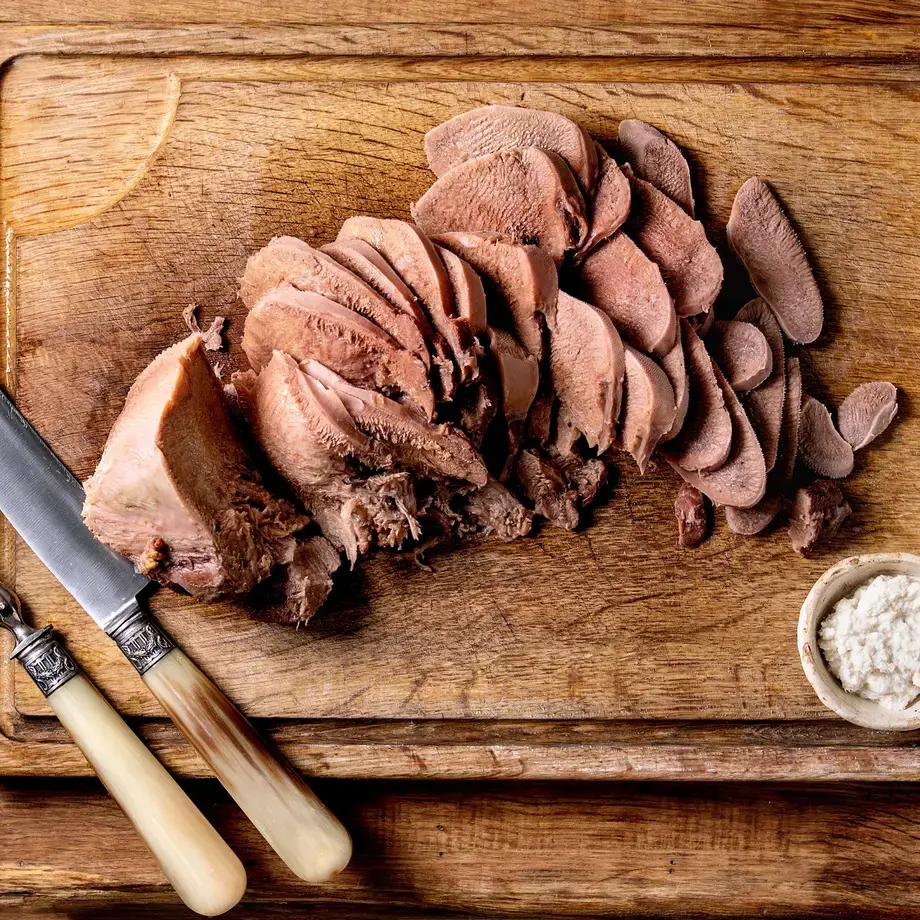 smoked beef tongue