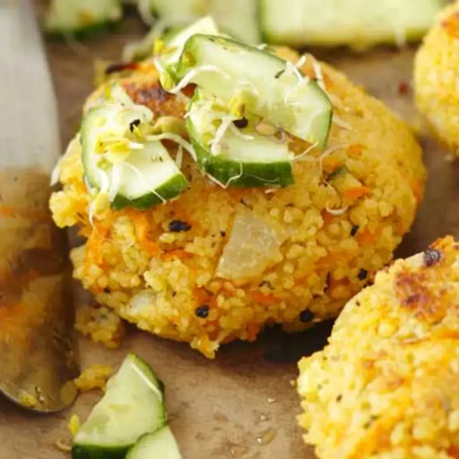 Vegan Couscous Cakes