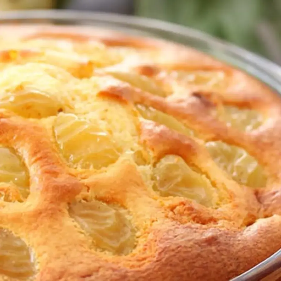 Soft white grape cake.