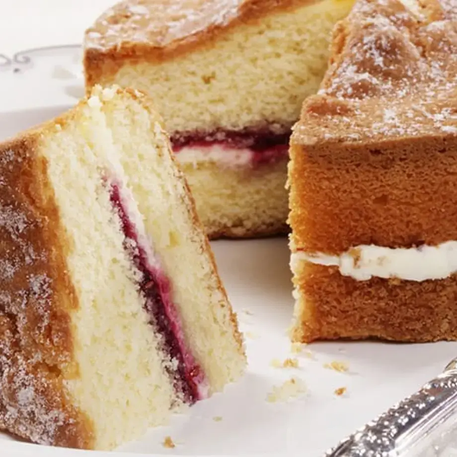 Sugar-Free Victoria Sponge Cake