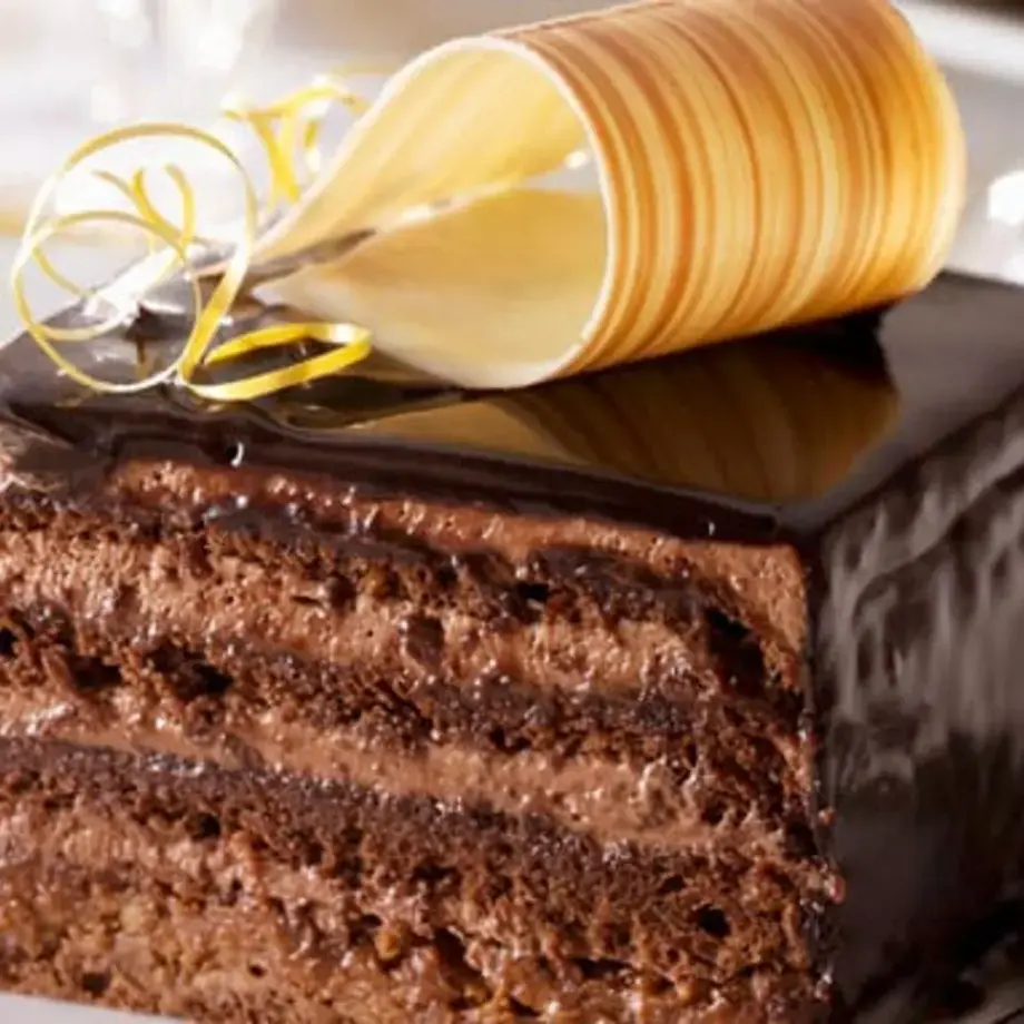 French Cotillon Christmas Chocolate Cake