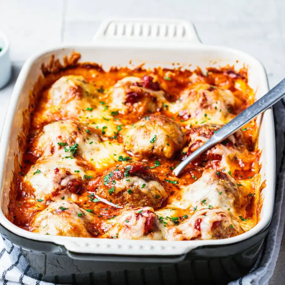 chicken parmesan meatball -  Fine Dining Lovers